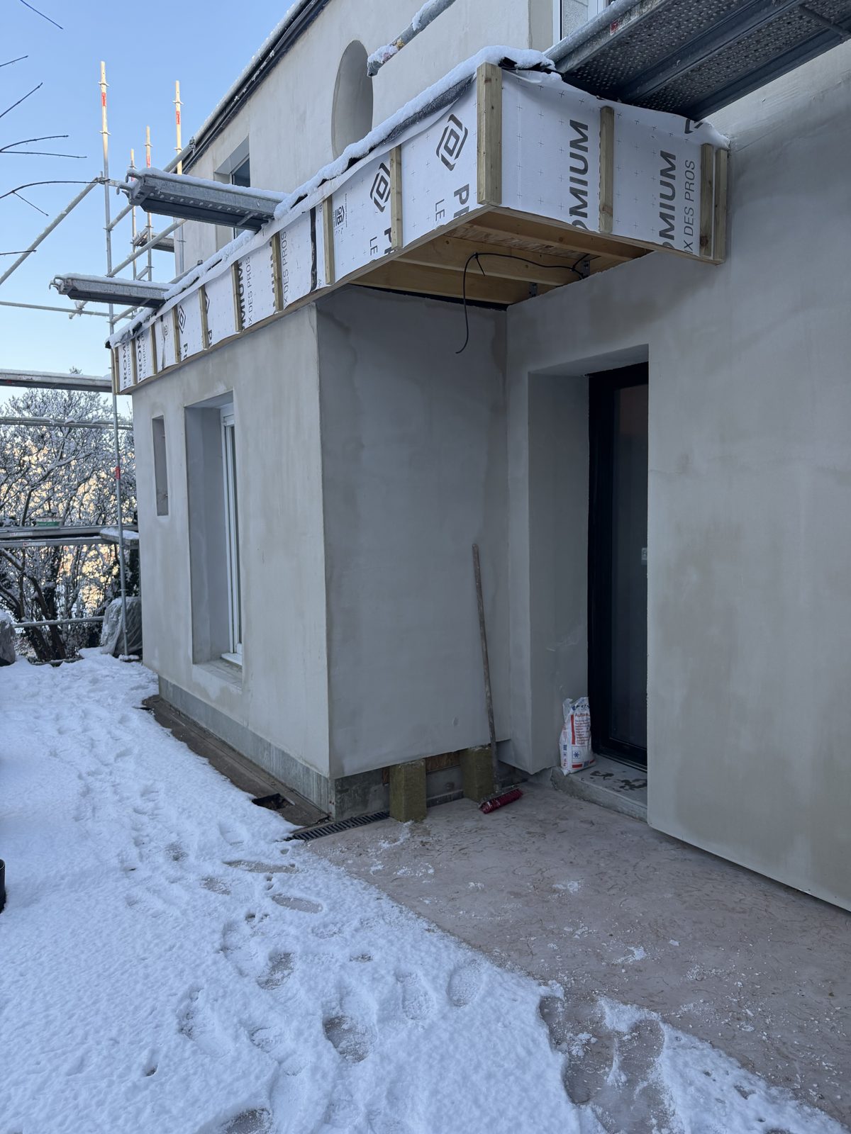 Rénovation de façade (ITE) d'une maison à Bihorel — photo 3