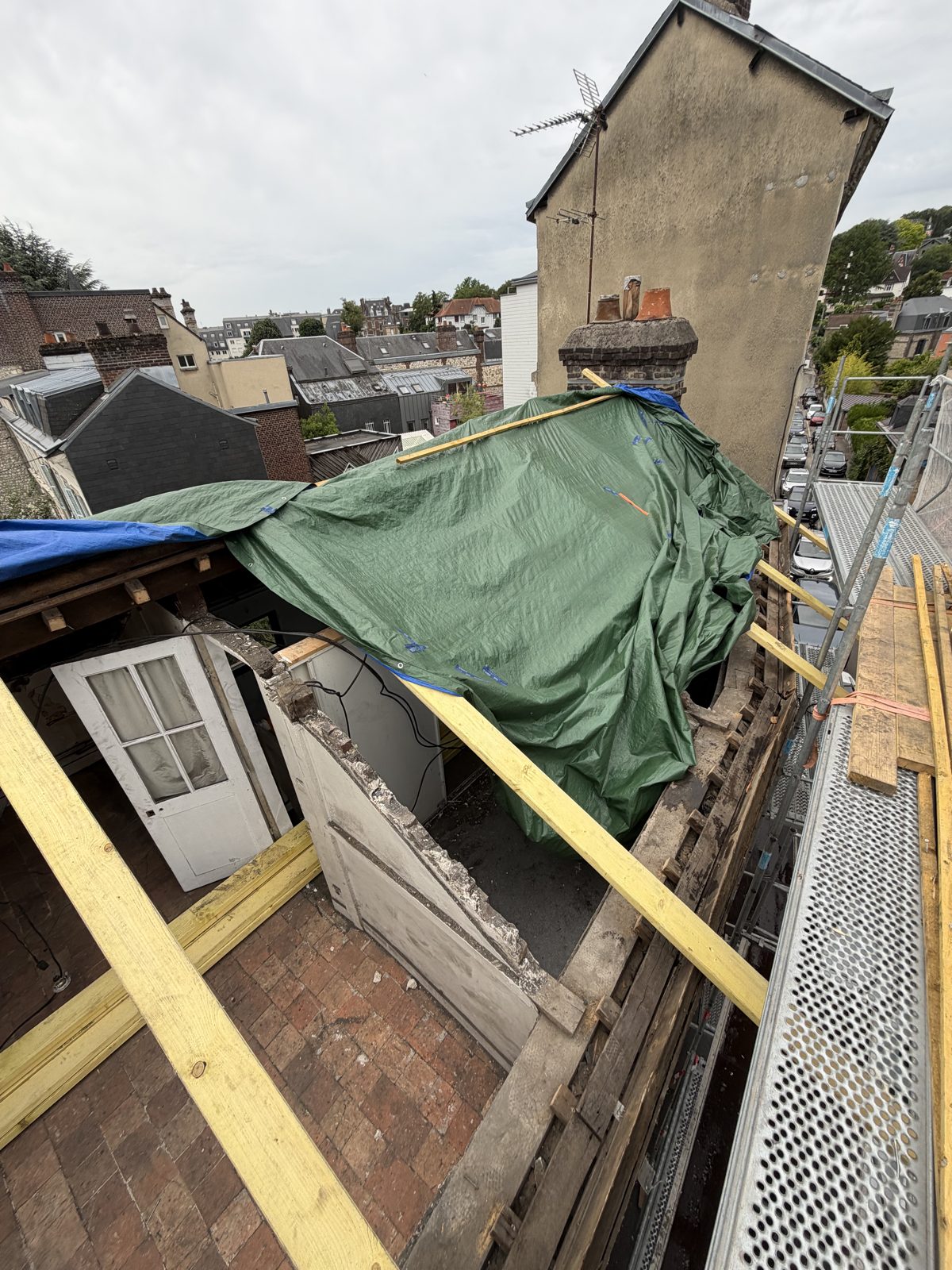 Surélévation d'une maison de ville à Rouen — photo 4